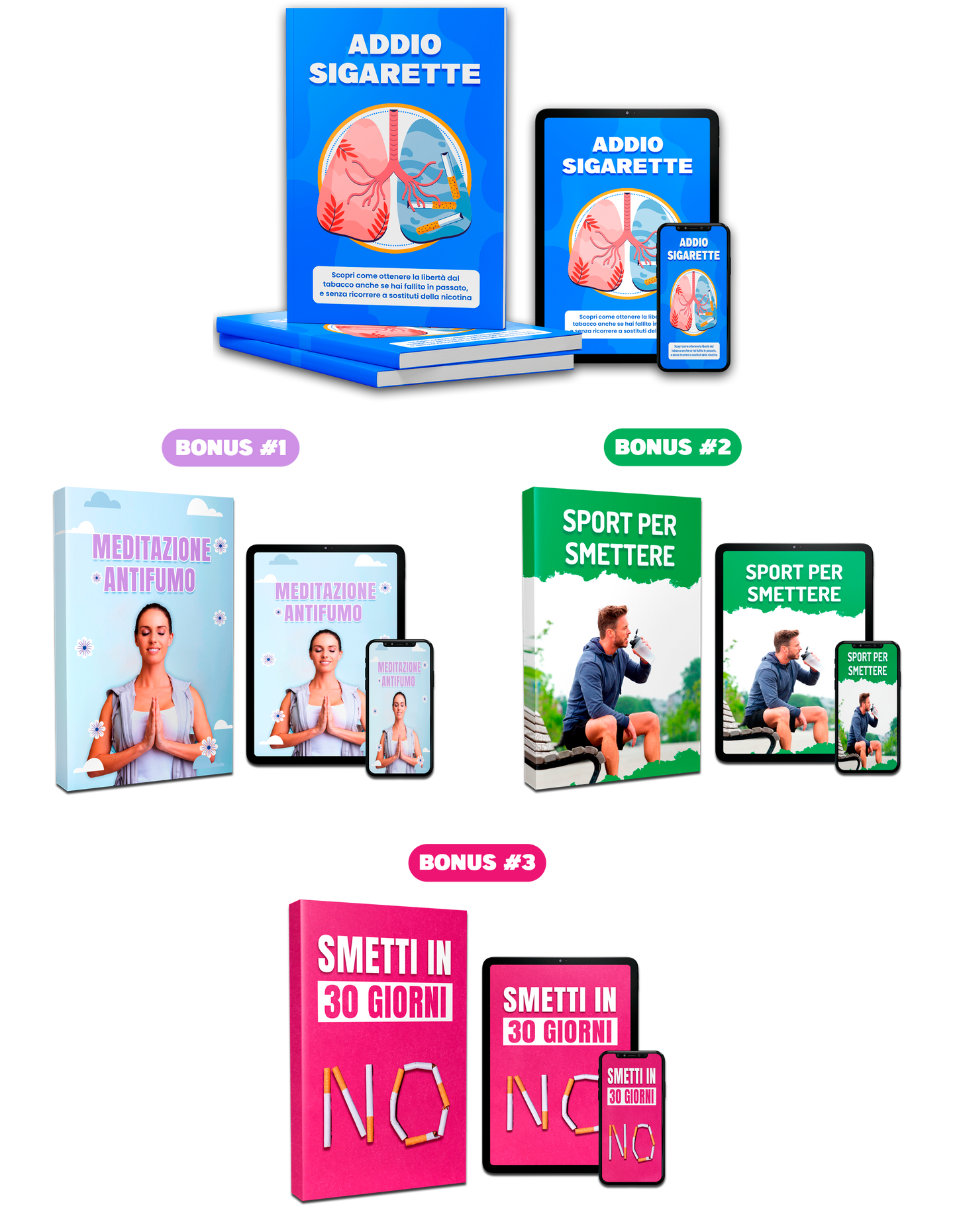 Addio Sigarette Prodotto